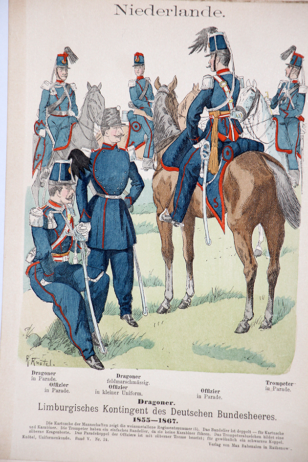 Niederlande 1855-1867 - Uniformenkunde - Richard Knötel - V - Planche 24