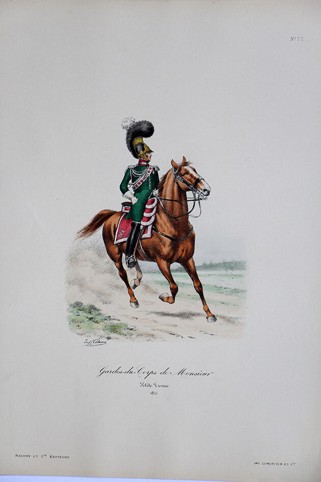 Garde du Corps de Monsieur - Petite Tenue 1815 - Histoire de la Maison Militaires du Roi 1814/1830 - Eugène Titeux