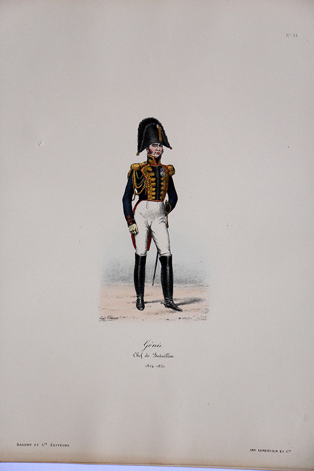 Garde du Corps de Monsieur - Genie Chef de Bataillon 1814/1830 - Histoire de la Maison Militaires du Roi 1814/1830 - Eugène Titeux