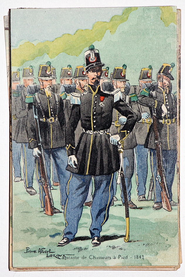 Chasseur à Pied- 1843 - Pierre Albert Leroux
