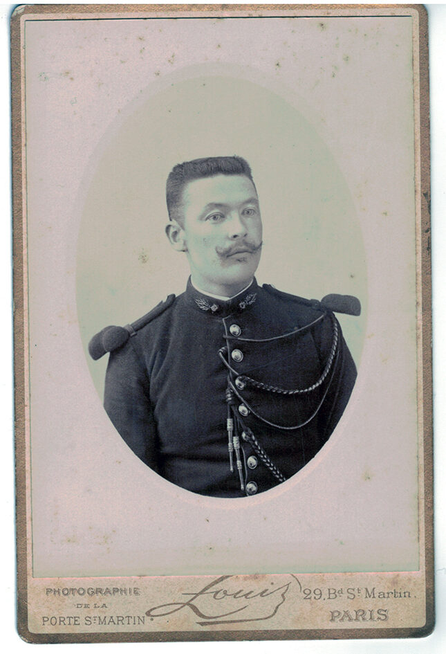 CDV Soldat Français Uniforme Gendarmerie XX siècle photographie