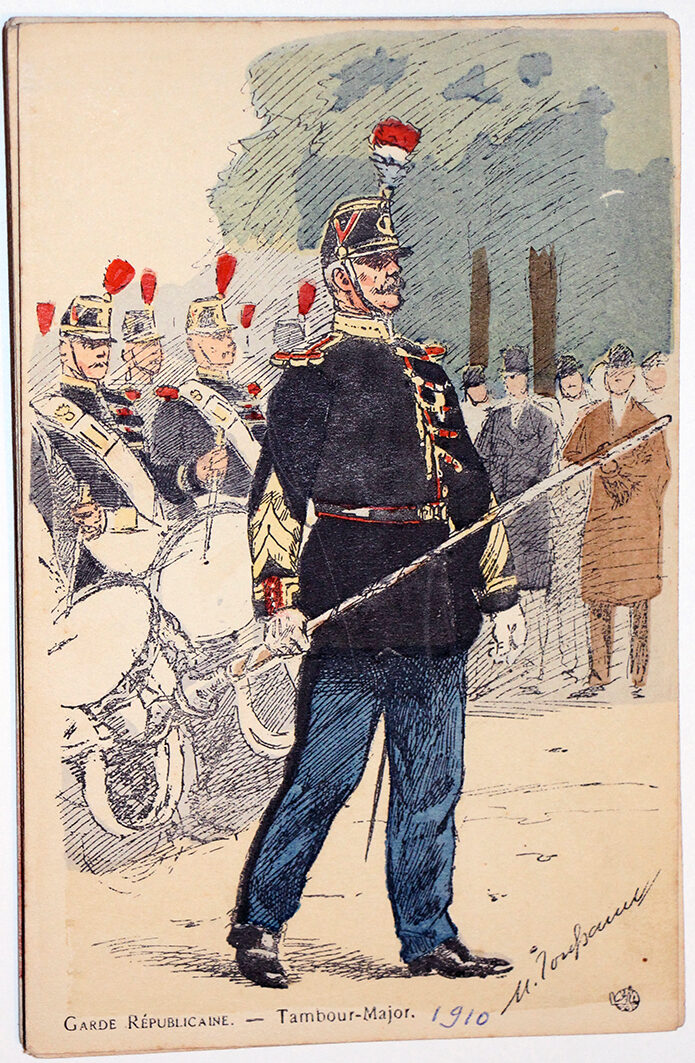 Armée Française - Garde Républicaine - Tambour Major - 1910 - Maurice Toussaint
