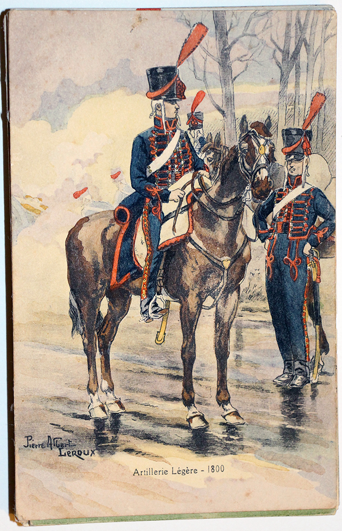 Uniforme - Artillerie Légère 1800 - Carte postale - Pierre Albert Leroux