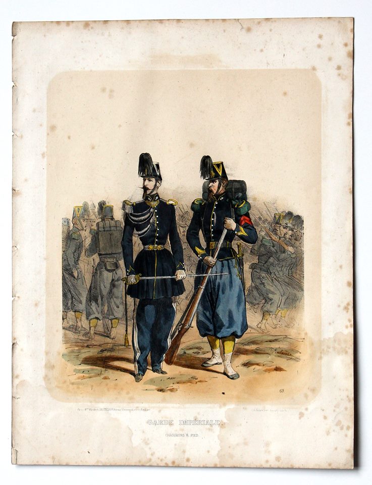 Uniforme Second Empire Chasseurs à Pied - Garde Impériale - François Hippolyte Lalaisse