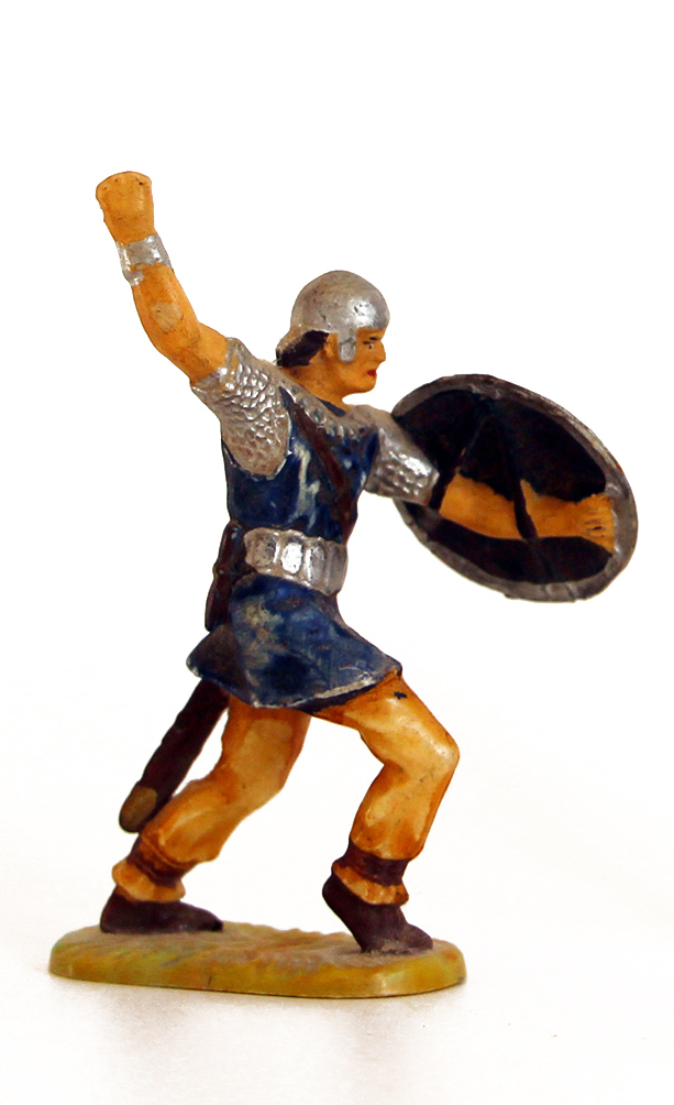 Ancienne Figurine Hausser Elastolin German plastic Normand