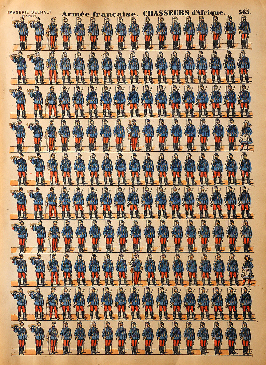 12 Planches Imagerie Dehalt Nancy - Imagerie Populaire - N°552/553/554/555/556/557/558/559/561/562/563/565 - Armée Française - Hussards - Chasseurs - Spahis - Zouaves - Infanterie -Turcos - Artillerie - Dragons - Gendarmes - Cuirassiers - Garde Républicaine - Artillerie  - Génie - Chasseur d'Afrique  - 3eme République