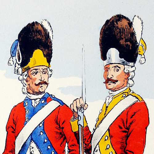 Régiment Grenadiers Suisses au service de la France - Victor Huen - Le Passepoil