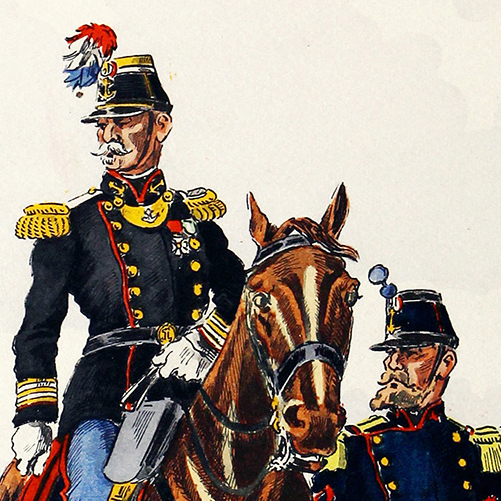 1 Régiment d'Infanterie de Marine - 1873 - Henri Boisselier - Le Passepoil