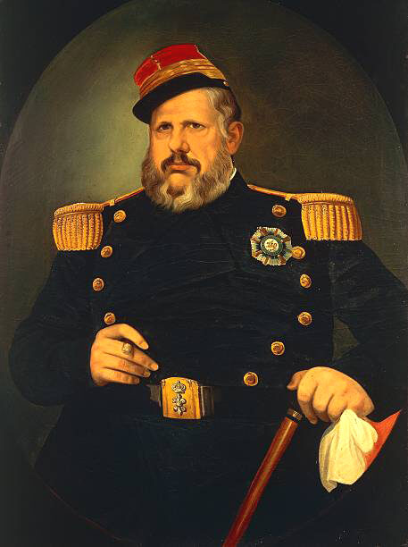CDV - Ancienne Photographie - Portrait Officier Infanterie - Naples - Second Empire - Napoleon III - Ferdinand II (roi des Deux-Siciles)