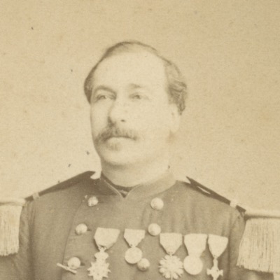 CDV - Ancienne Photographie - Portrait Officier Infanterie - Légion d'Honneur - Second Empire - Napoleon III