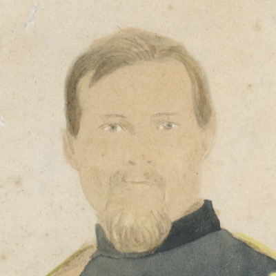 Ancienne Photographie - Voltigeur Garde Impériale 1850/1860 - Second Empire - Papier Albuminé - Rehaussé - Napoléon III