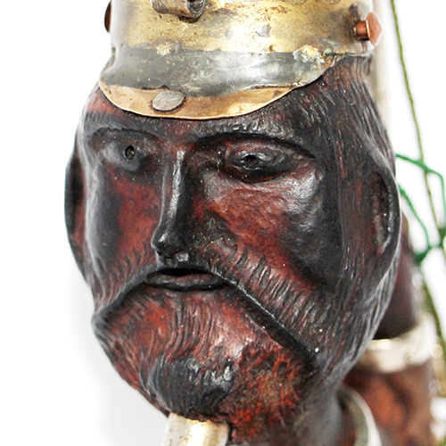Pipe Artisanale 14/18 - Tranchées - 1er Guerre mondiale - Prusse - Alsacien - Tête d'Empereur - Objet tranchée