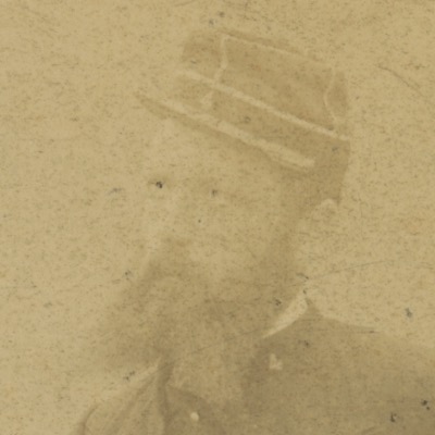 Carte Photo - Photographie ancienne - Zouaves - Officier - 4ème Zouaves - Tunisie - Uniforme - 3ème République