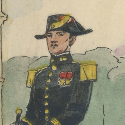 Carte Postale Illustrée - P.V Robiquet - Edition Militaire Illustrées - Ecole de Saumur - 1930