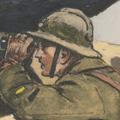 Armée Française - Artillerie - Tenue de Campagne - 1939 - Maurice Toussaint - Uniforme