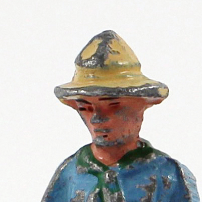 Figurine Quiralu ancienne Indien Plume