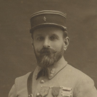 Grande CDV Soldat Français - Infanterie - Uniforme - Guerre 14/18 - Croix de la légion d'honneur - Décoration - Paris 1920 / 1921