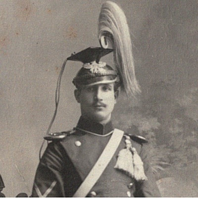 CDV Soldat Allemand - Armée Cavalerie - Grande tenue - Uhlan - Sabre - Baden - St Johann Saar