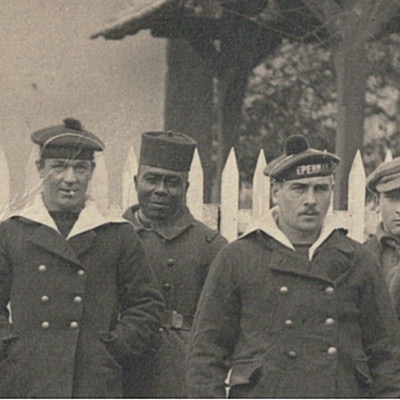 Belle Ancienne Photographie - Marin à terre - Verdun - Epernay - Tirailleurs - Uniforme - 1930