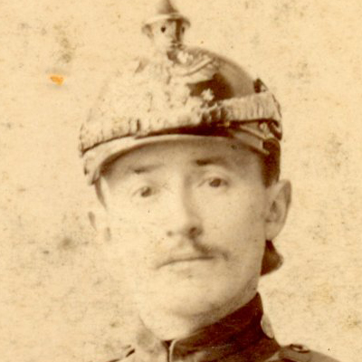 Grande CDV Soldat Allemand - Armée Cavalerie - Grande tenue - Casque a pointe – Chasseur à Cheval 1905 – Mounted Jäger Régiment