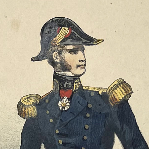 Uniforme Second Empire - Marine Capitaine - François Hippolyte Lalaisse - Uniforme de L'armée Française - Napoléon III