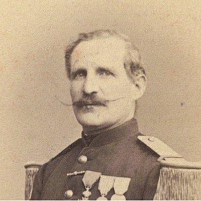 Carte CDV photo Second Empire - Uniforme Infanterie Française - Napoléon III - Militaire - Militaria - Légion d'honneur - Officier
