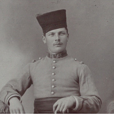 Carte CDV photo 3em République - Uniforme Chasseur D'Afrique Française - Alger - Militaire - Militaria - Alger