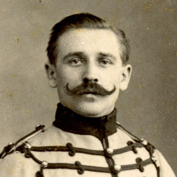 Grande CDV - Carte Cabinet Lieutenant du 4° Régiment de Spahis - uniforme - Dolman -Troisième République Paris