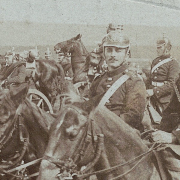 Photo Carte Postale - Armée Allemande - Manoeuvre - Uniforme - Artillerie – Batterie - Service militaire