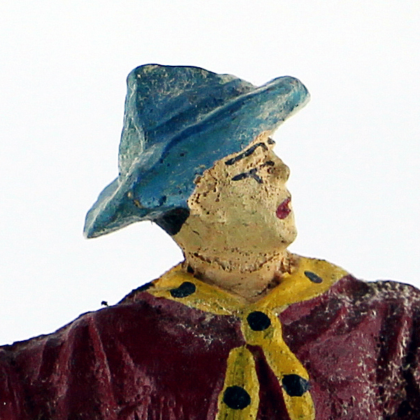 Figurine En Composition Cowboy Lassos Western Etats Unis Plaine