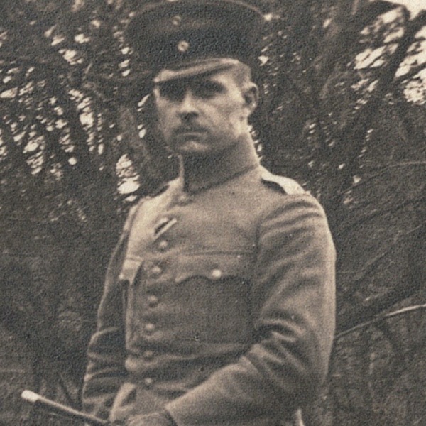 Photo Carte Postale - Guerre 14 - Militaire - Soldat - Officier - Cavalier - Souvenir 1916 - 1919 - Service militaire