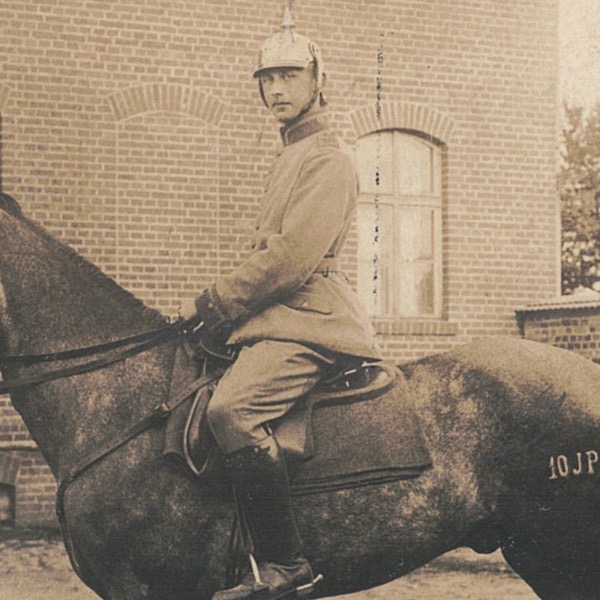 Photo Carte Postale - Soldats Allemands - Uniforme - Casque à Pointe - Chasseur à Cheval - Jäger zu Pferde - Lance - 1915