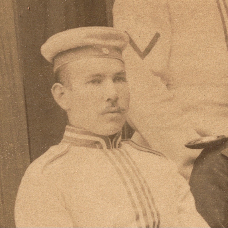 Photo de Garnison - Uniforme - Cuirassier Allemand - Hussards - Lancier - Conscription - Prusse - Allemagne -