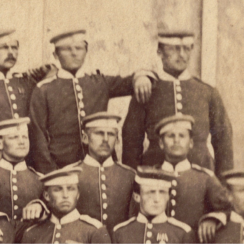 Photo de Garnison - Uniforme - Cavalerie Dragons - Prusse - Occupation - 1873 - Guerre 1870 / 1871 - Nancy