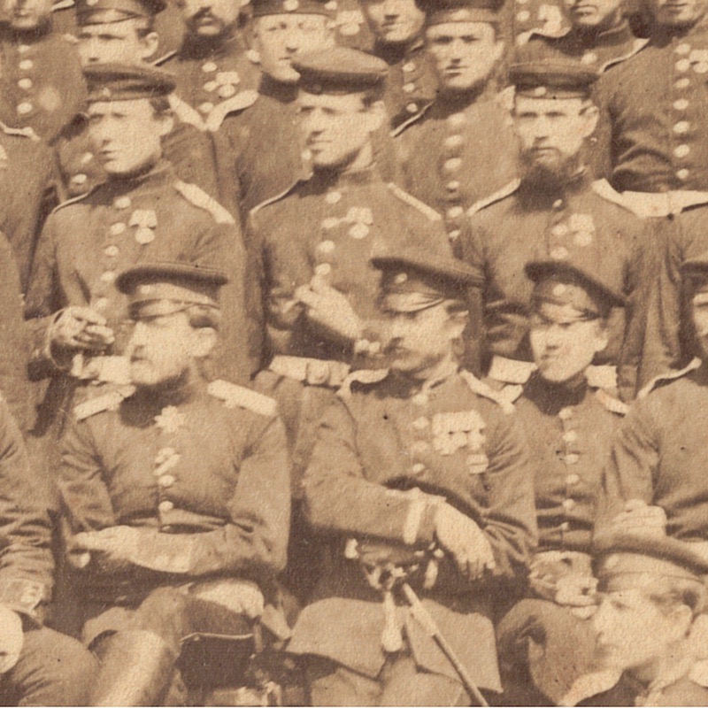 Photo de Garnison - Uniforme - Garnison - Infanterie - Prusse - Occupation - 1873 - Guerre 1870 / 1871 - Nancy - Luneville