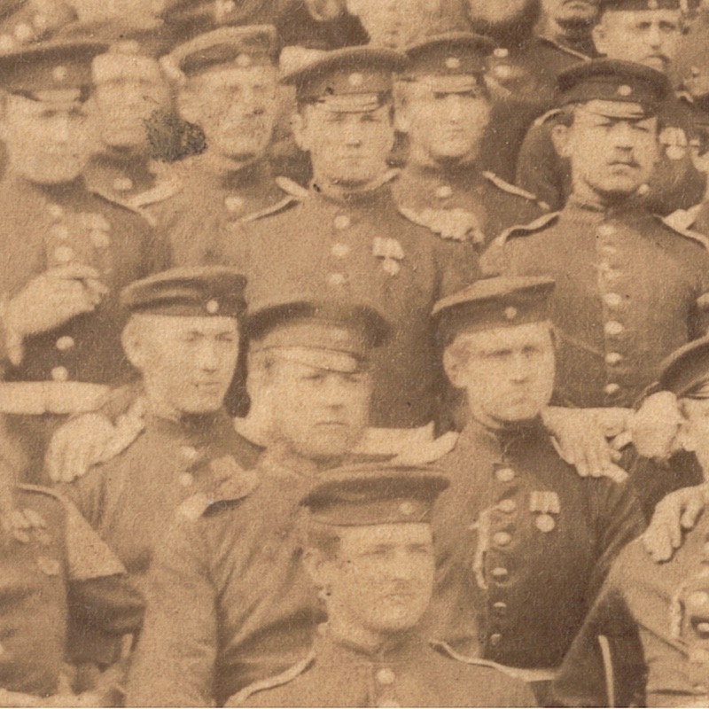 Photo de Garnison - Uniforme - Garnison - Infanterie - Prusse - Occupation - 1873 - Guerre 1870 / 1871 - Nancy - Luneville