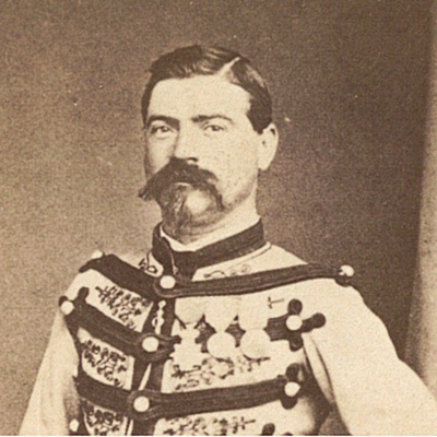 CDV Soldat Français - Armée Chasseur d'Afrique - Uniforme - Second Empire - Officier - Médailles - Campagne militaire