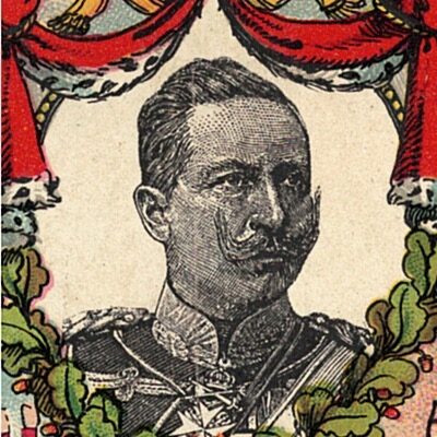 Carte Postale - Illustration - Armée Allemande - Réserviste - Uniforme - Gruss von der Musterung - Guillaume II - 1906