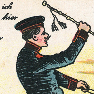 Carte Postale - Illustration - Armée Allemande - Réserviste - Uniforme -Reserve bat loch 118 tage - Guillaume II - 1905 / 1908 - Service Militaire