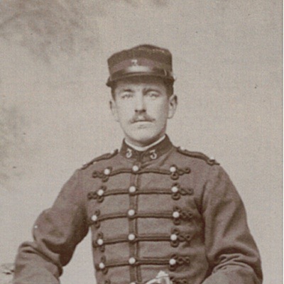 IE-CDV Soldat Français - Armée - Vernon - Sabre - Train - Casquette - XIX - Uniforme - 3 régiment du train