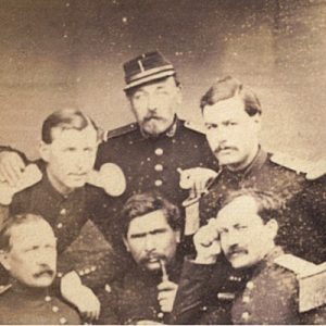 CDV Soldat Français - Armée Infanterie - Uniforme - Second Empire - Campement - 5ème Régiment de ligne - Vue de Garnison